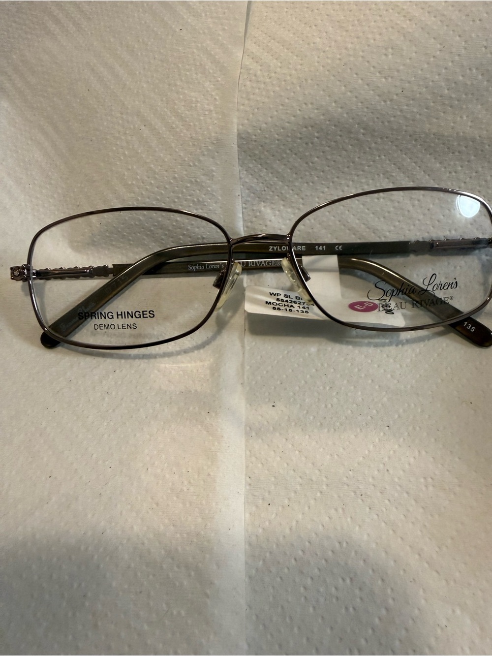 Sophia Loren Women's Metal Eyeglass Frames /